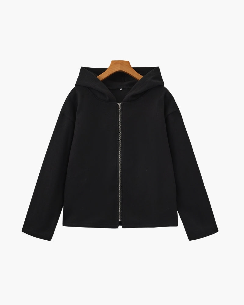 Manteau Zippé en Laine Marlow