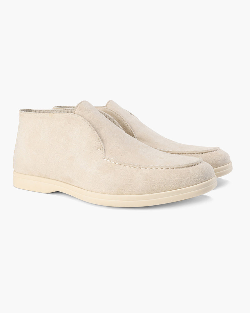 Mocassins Hauts en Daim Old Money