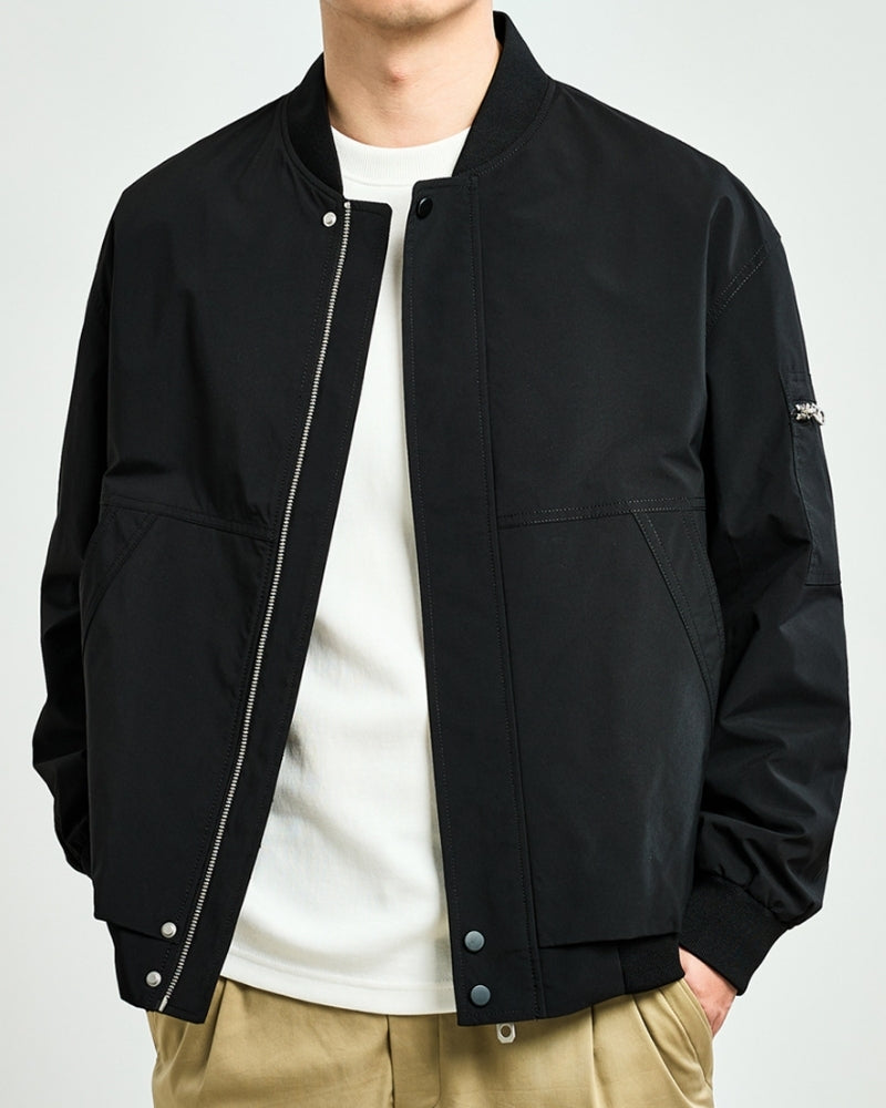 Blouson Bomber Minimaliste