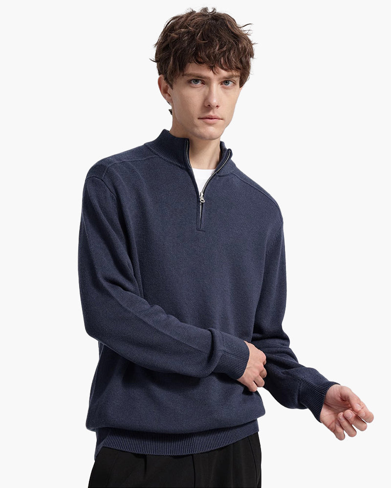 Pull Zippé 100% Laine Mérinos