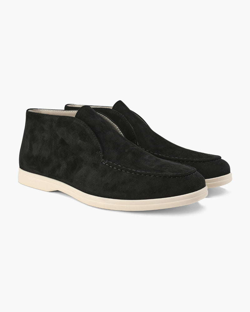 Mocassins Hauts en Daim Old Money