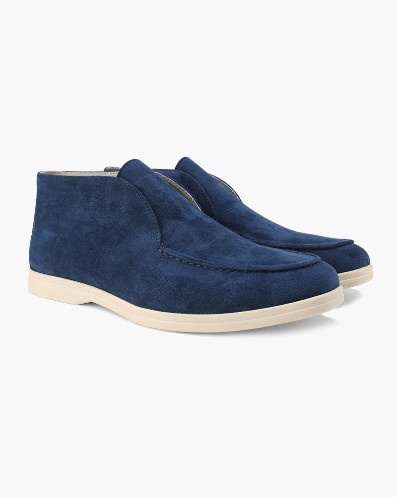 Mocassins Hauts en Daim Old Money