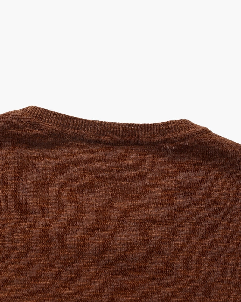 Col Rond Essentiel Lin-Coton