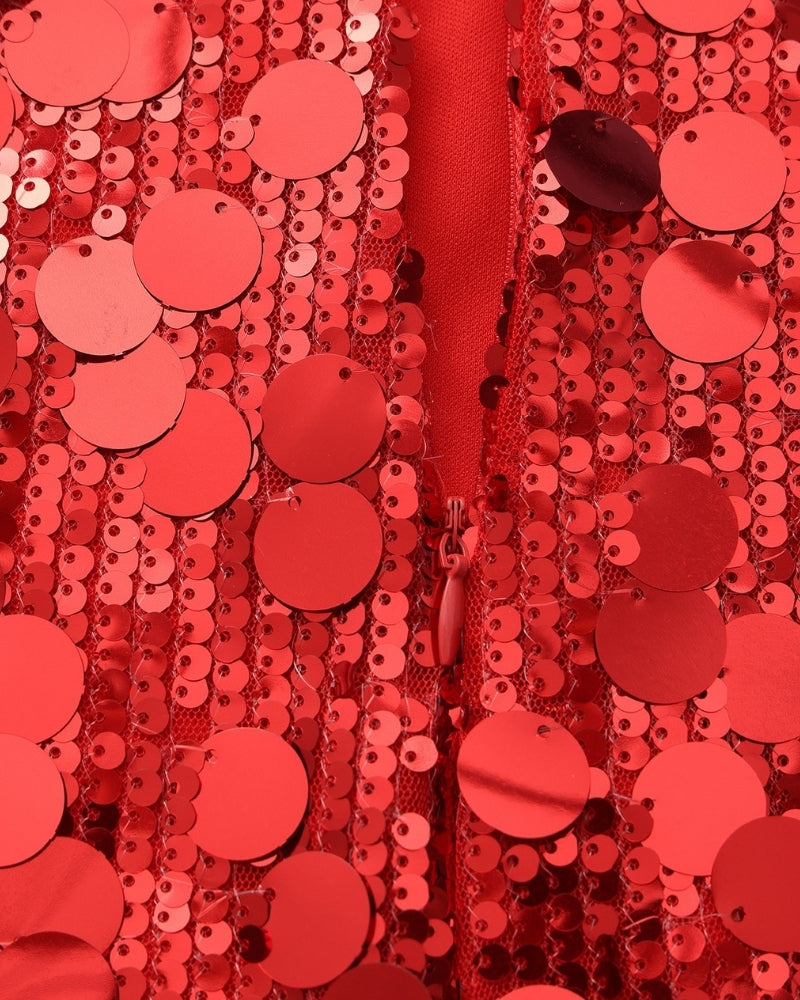 Mini Robe de Soirée à Sequins