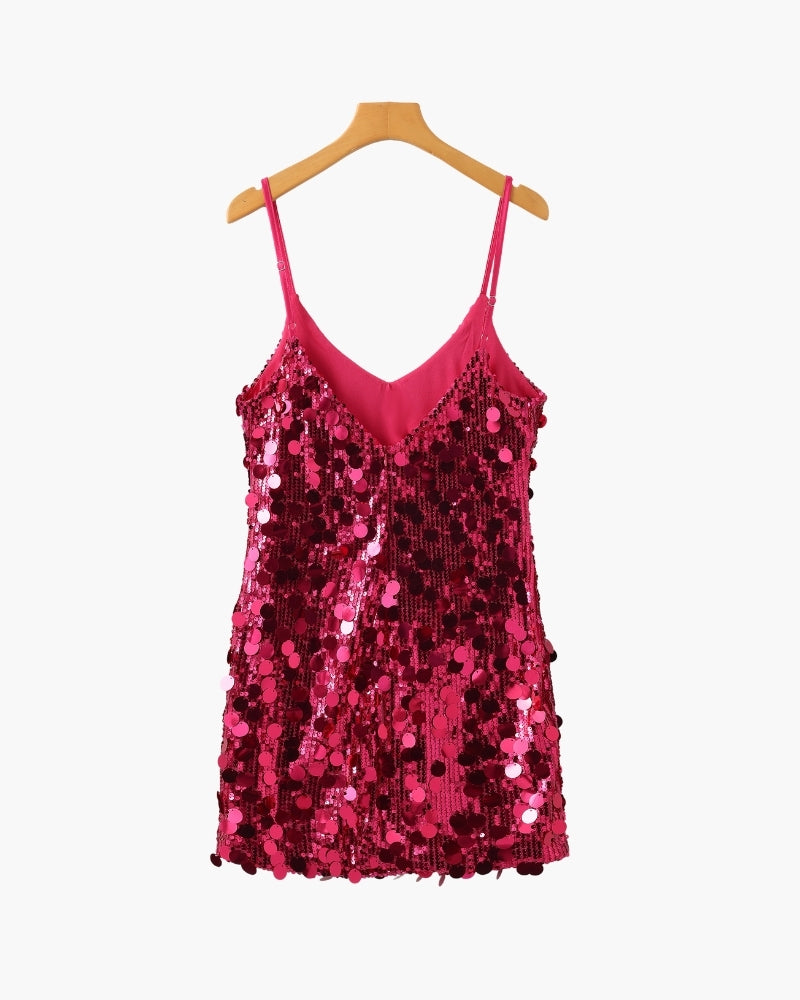Mini Robe de Soirée à Sequins