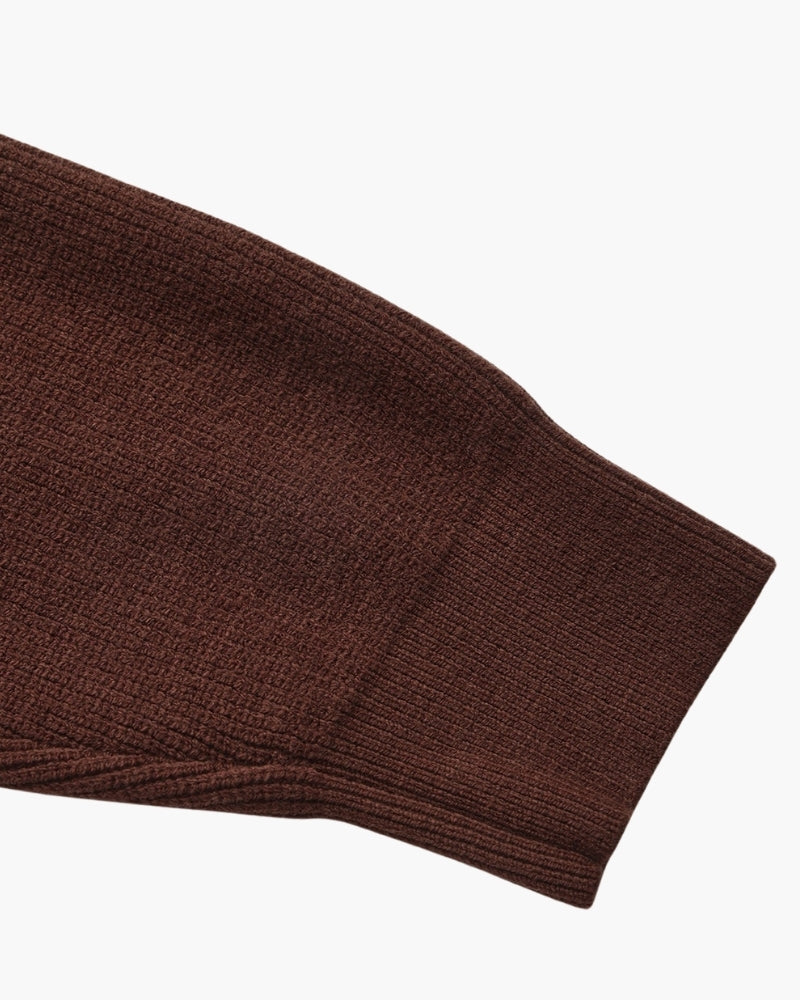 Pull Tricoté Demi-Zip Raffiné