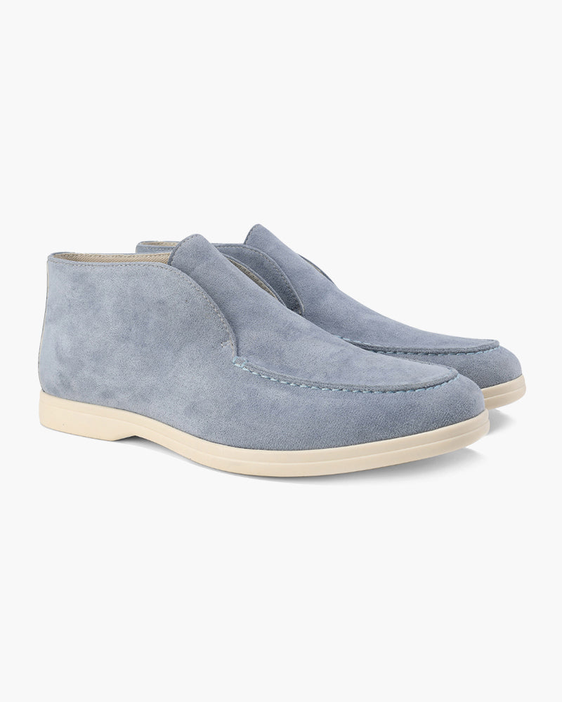 Mocassins Hauts en Daim Old Money
