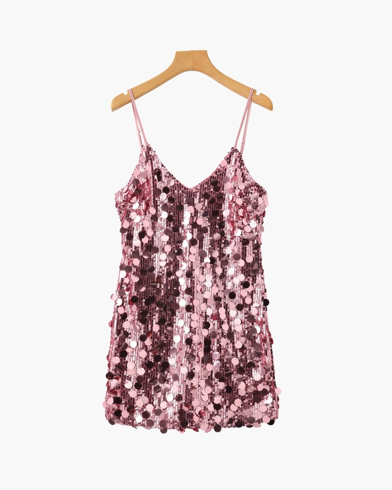 Mini Robe de Soirée à Sequins