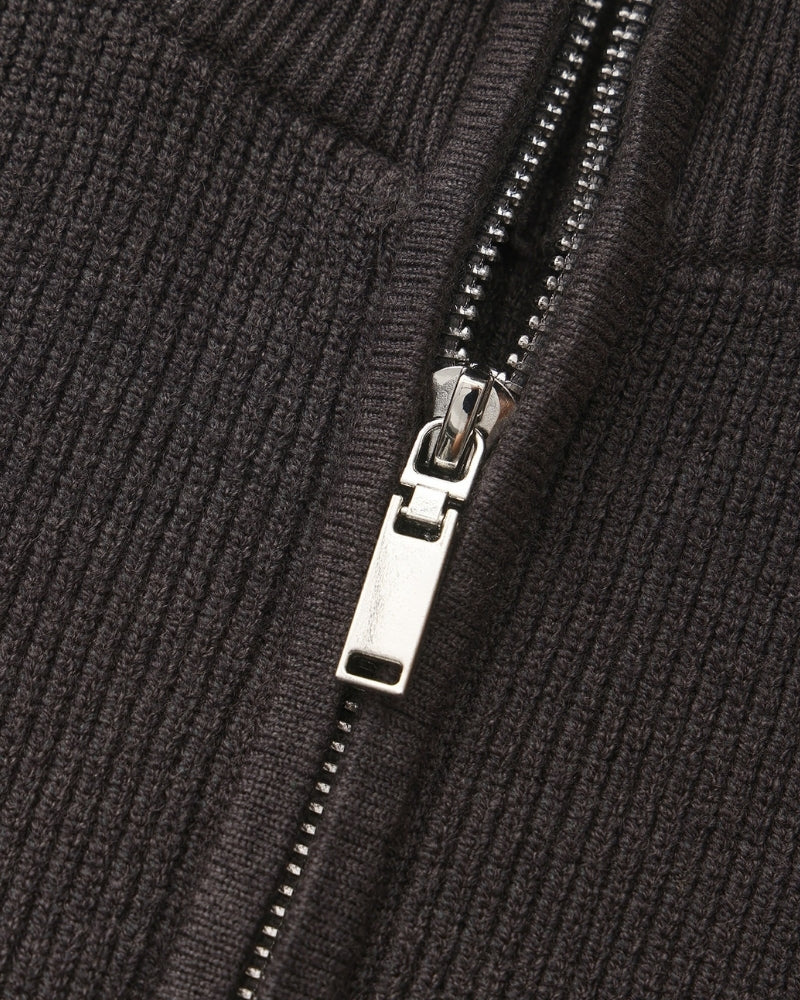 Pull Tricoté Demi-Zip Raffiné