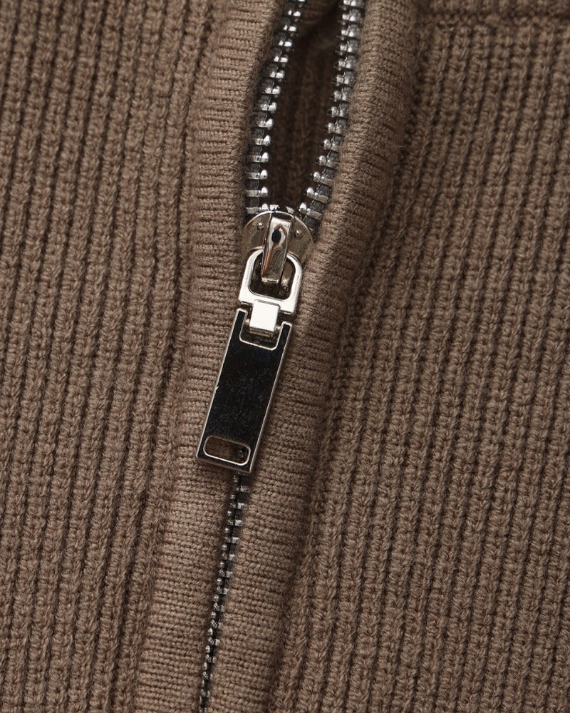 Pull Tricoté Demi-Zip Raffiné