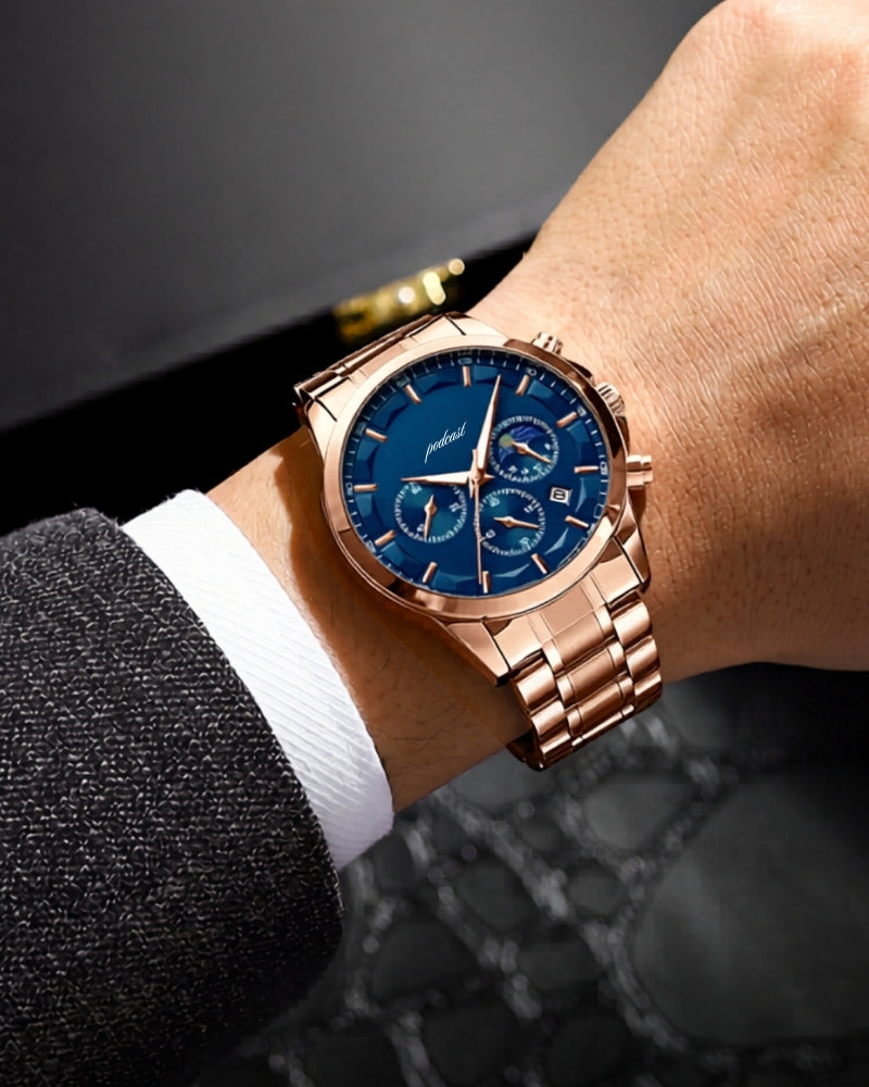 Montre Chronographe de Précision en Acier