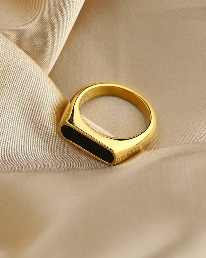 Bague Obsidian Band
