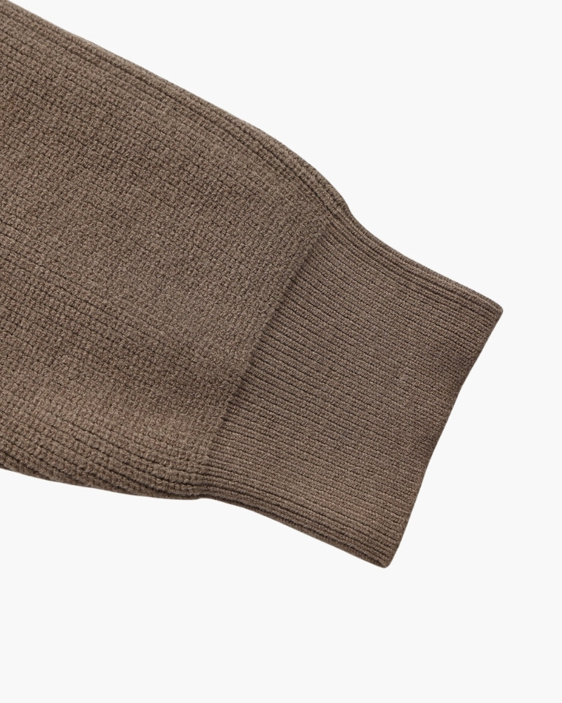Pull Tricoté Demi-Zip Raffiné