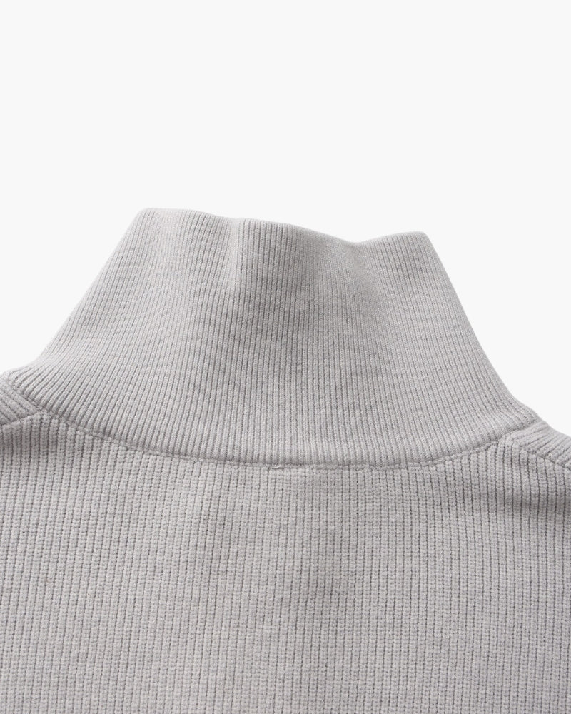 Pull Tricoté Demi-Zip Raffiné