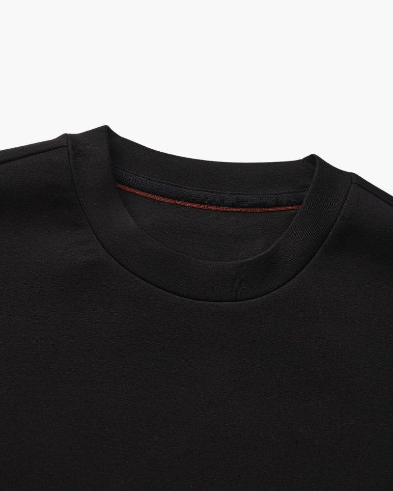 Sweat-Shirt Col Rond Mélange Modal Classique