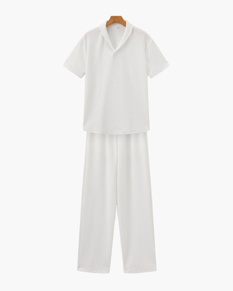 Ensemble Polo & Pantalon en Coton