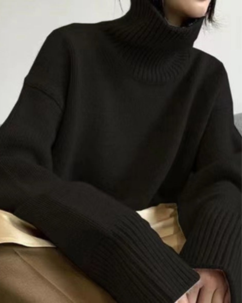 Col Roulé Heritage en Tricot