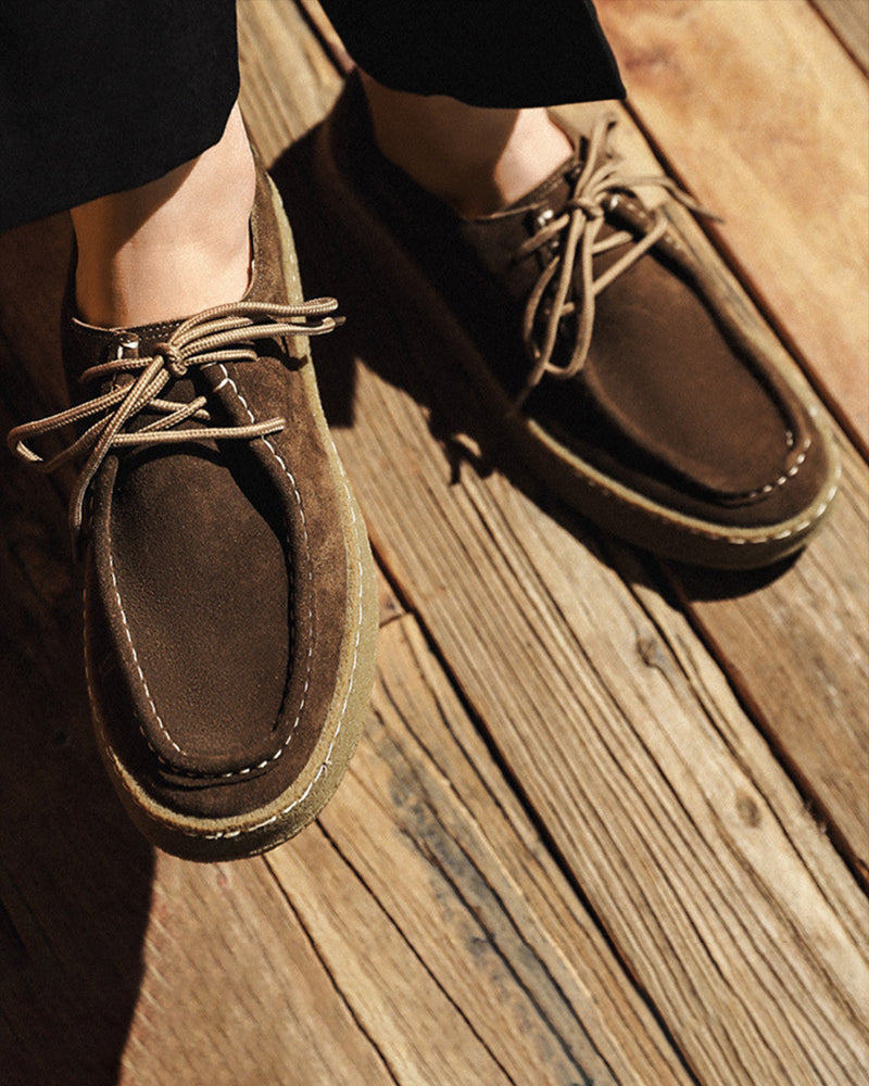 Chaussures de Ville en Daim Premium