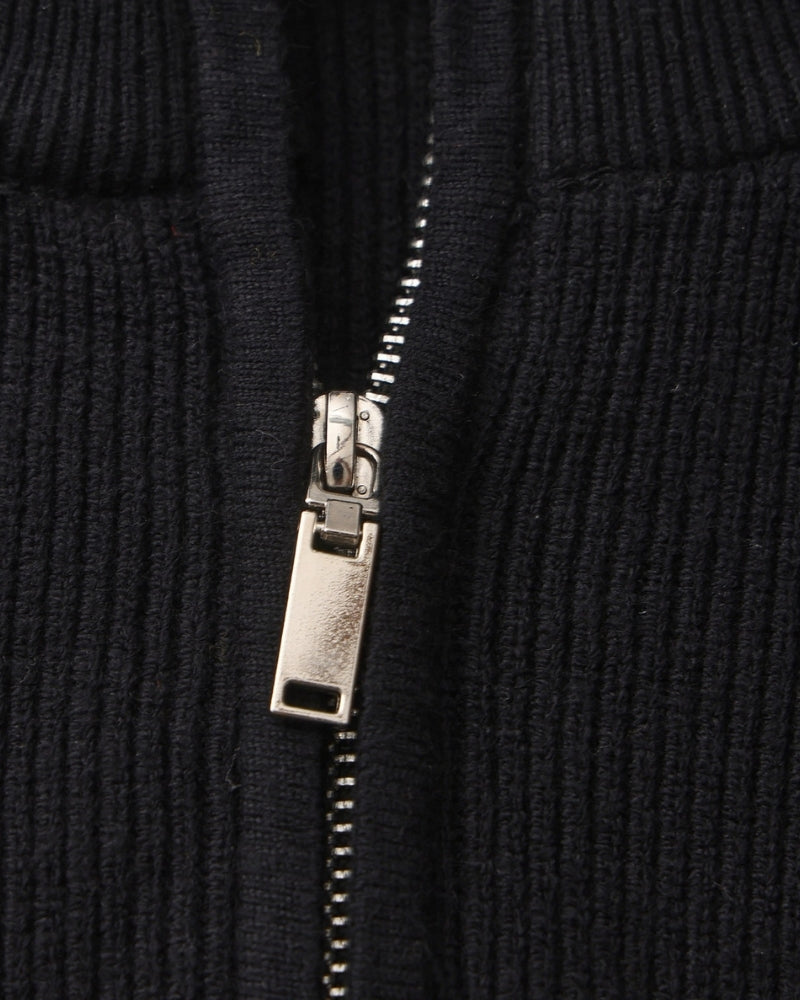 Pull Tricoté Demi-Zip Raffiné