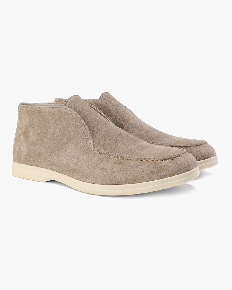 Mocassins Hauts en Daim Old Money