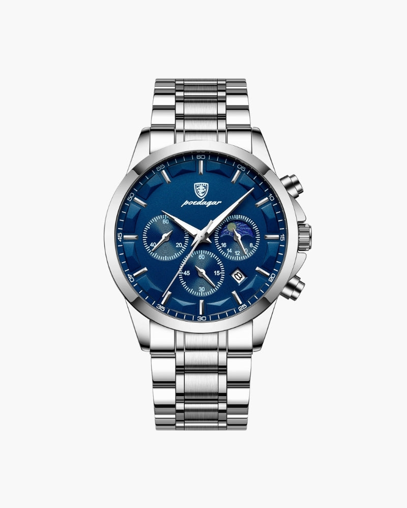 Montre Chronographe de Précision en Acier