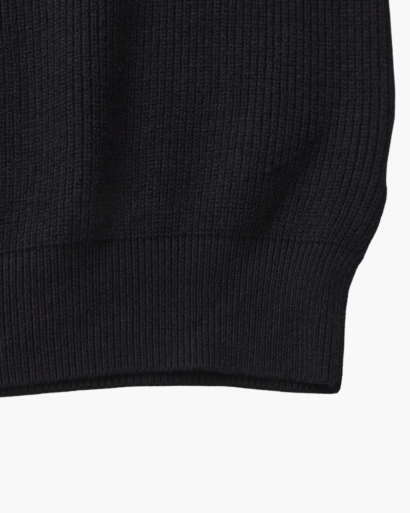 Pull Tricoté Demi-Zip Raffiné