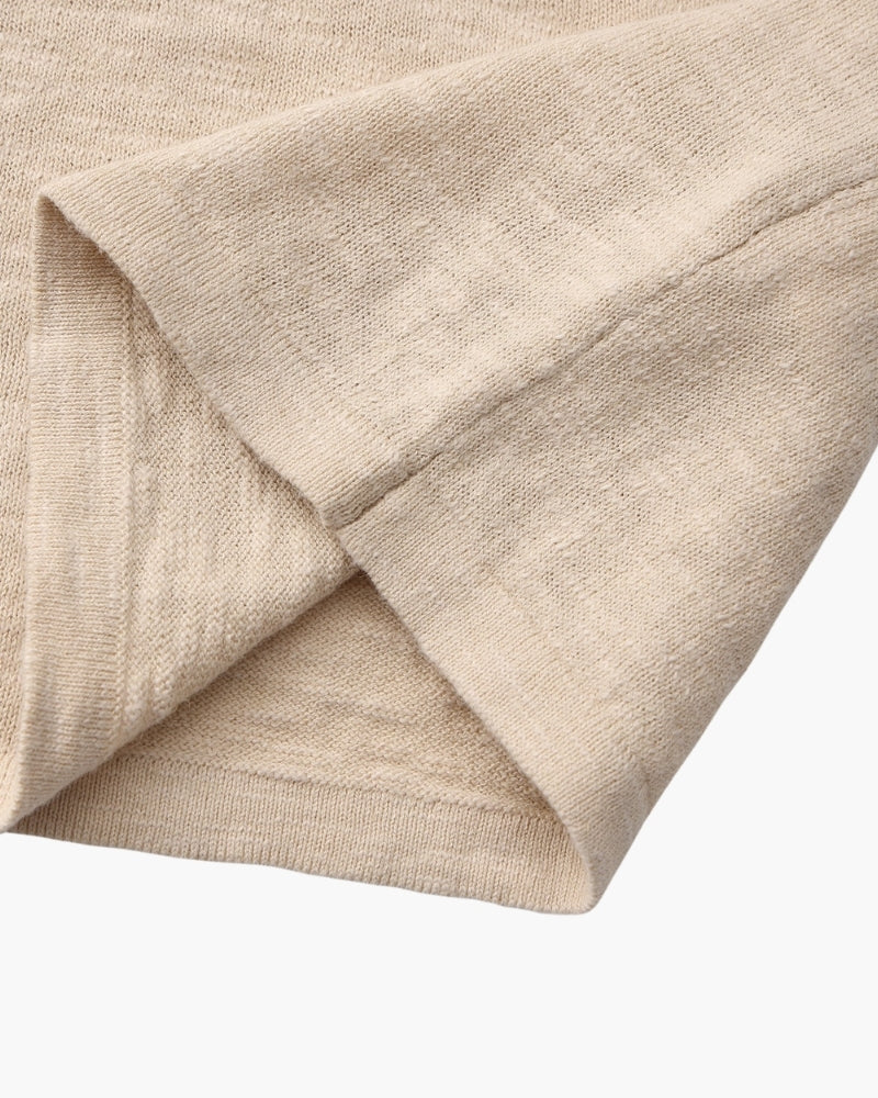 Col Rond Essentiel Lin-Coton