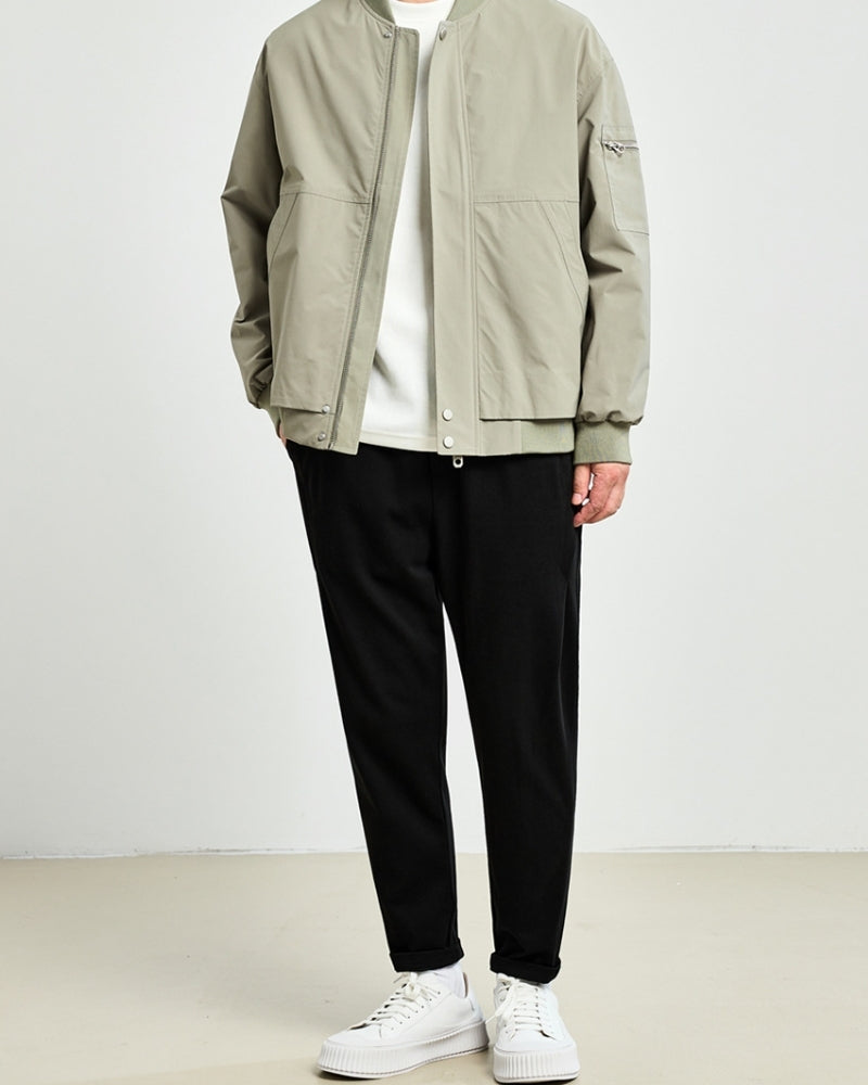 Blouson Bomber Minimaliste