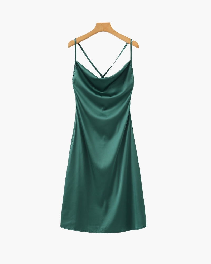 Robe Nuisette en Satin Old Money