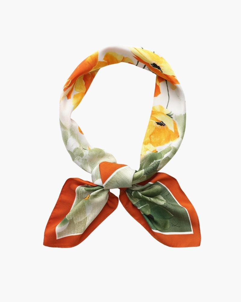 Foulard Jardin Impressionniste Old Money