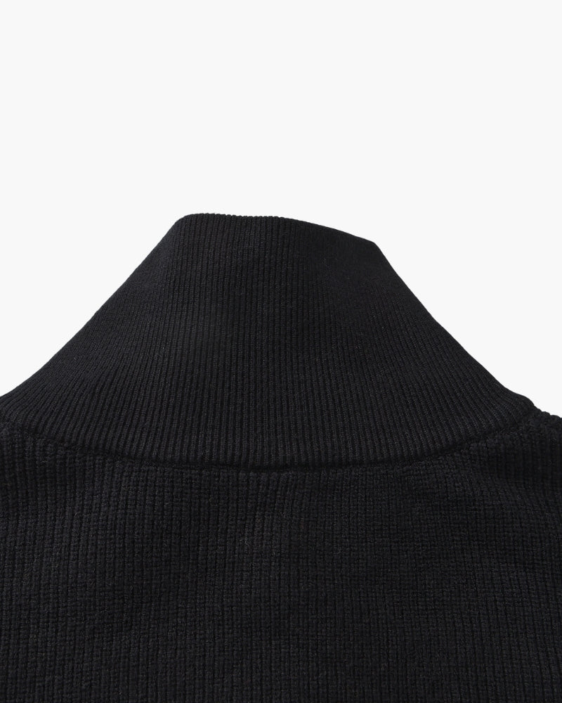 Pull Tricoté Demi-Zip Raffiné