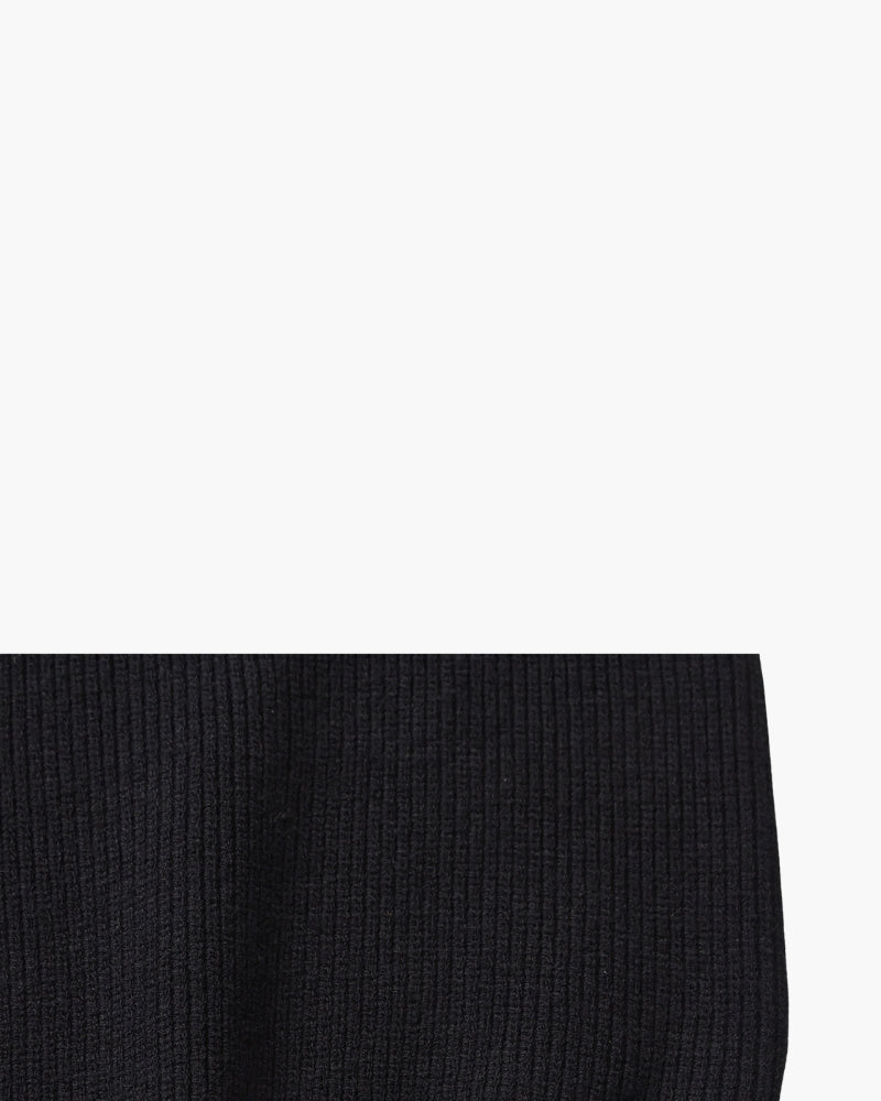 Pull Tricoté Demi-Zip Raffiné
