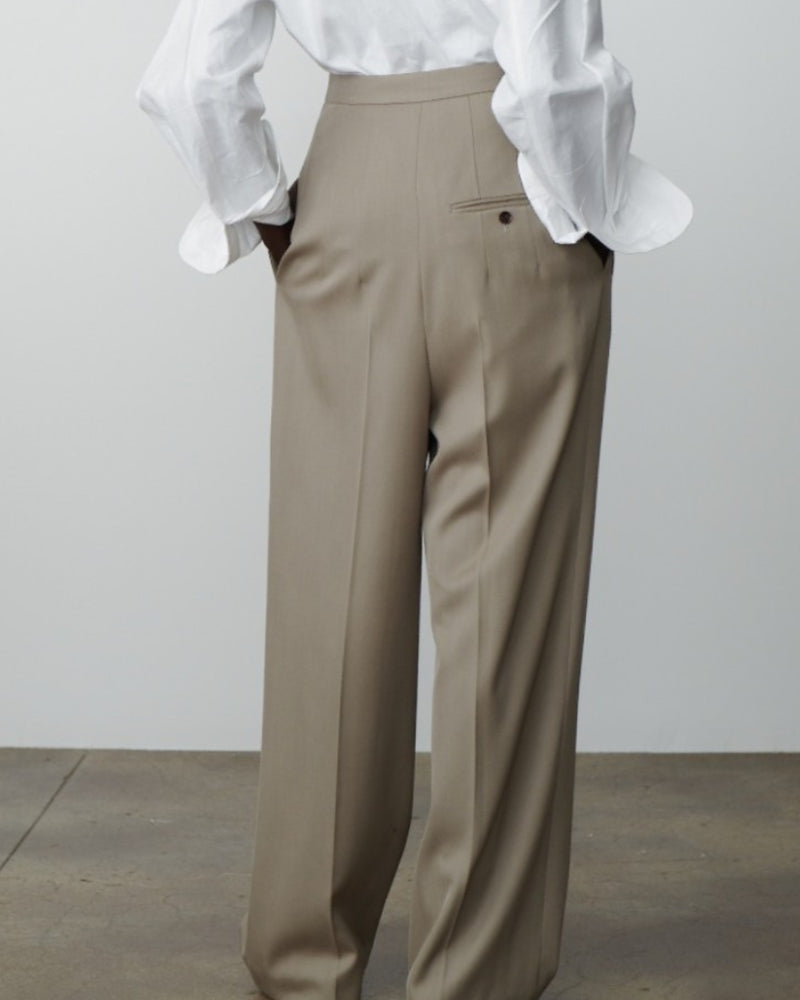 Pantalon Oversize en Laine
