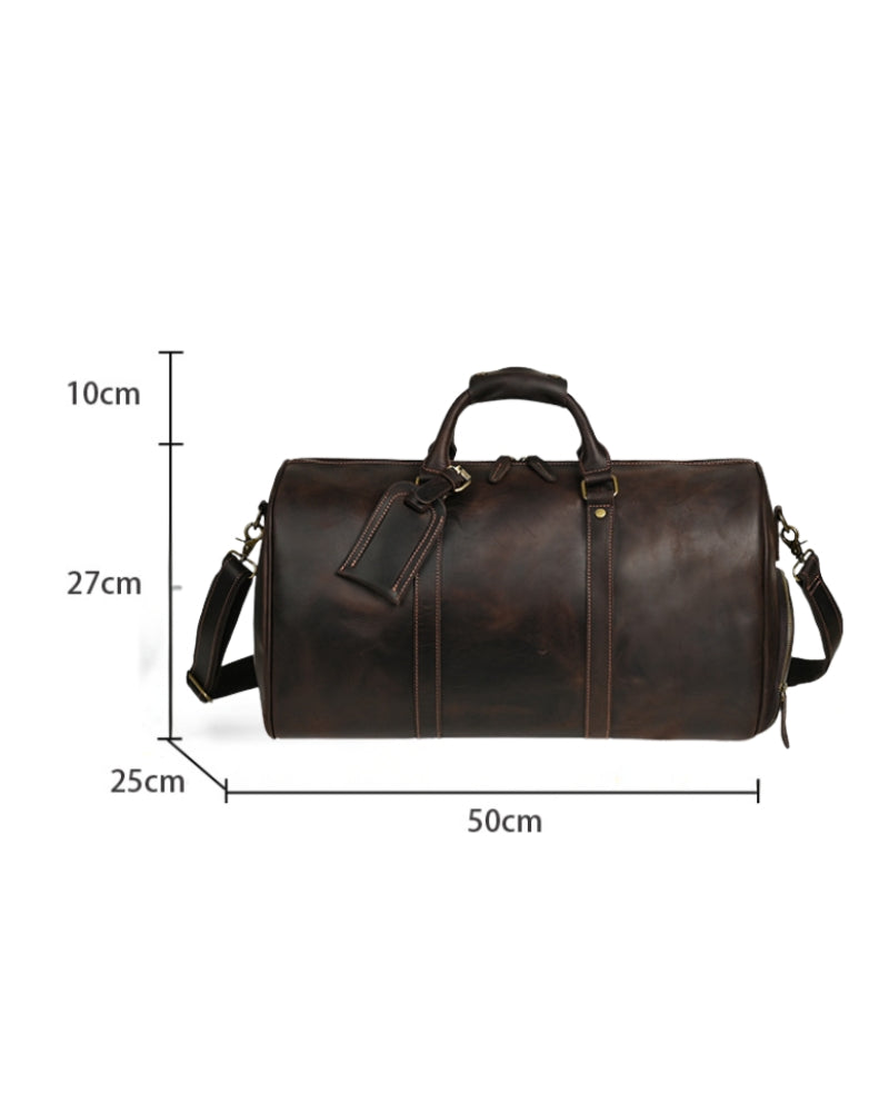 Sac Duffle Montague en Cuir
