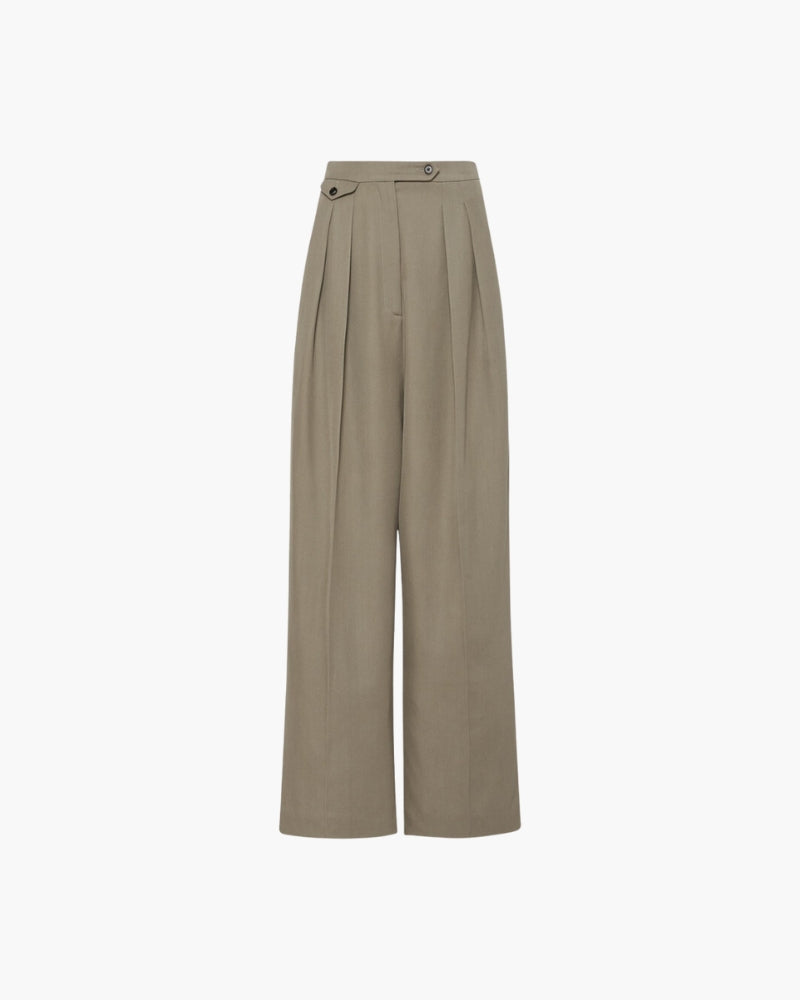 Pantalon Oversize en Laine