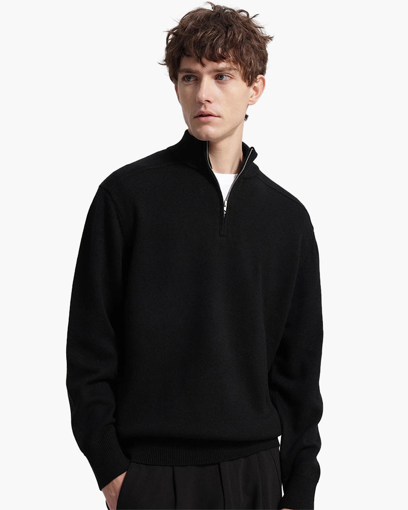 Pull Zippé 100% Laine Mérinos