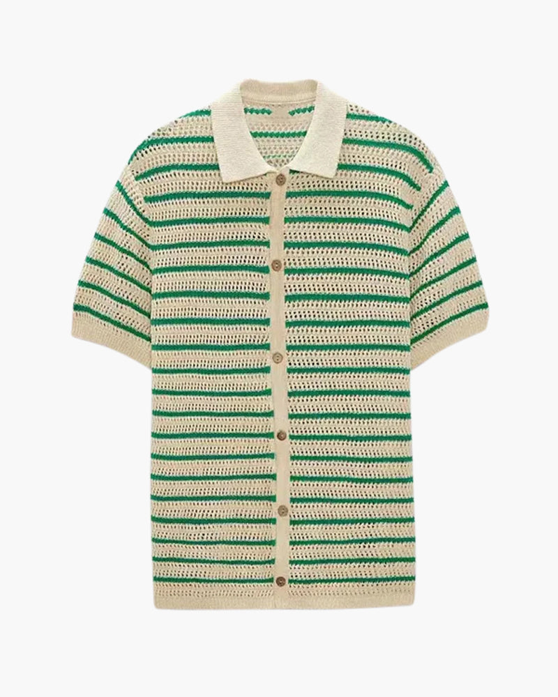 Marbella - Chemise Boutonnée en Maille