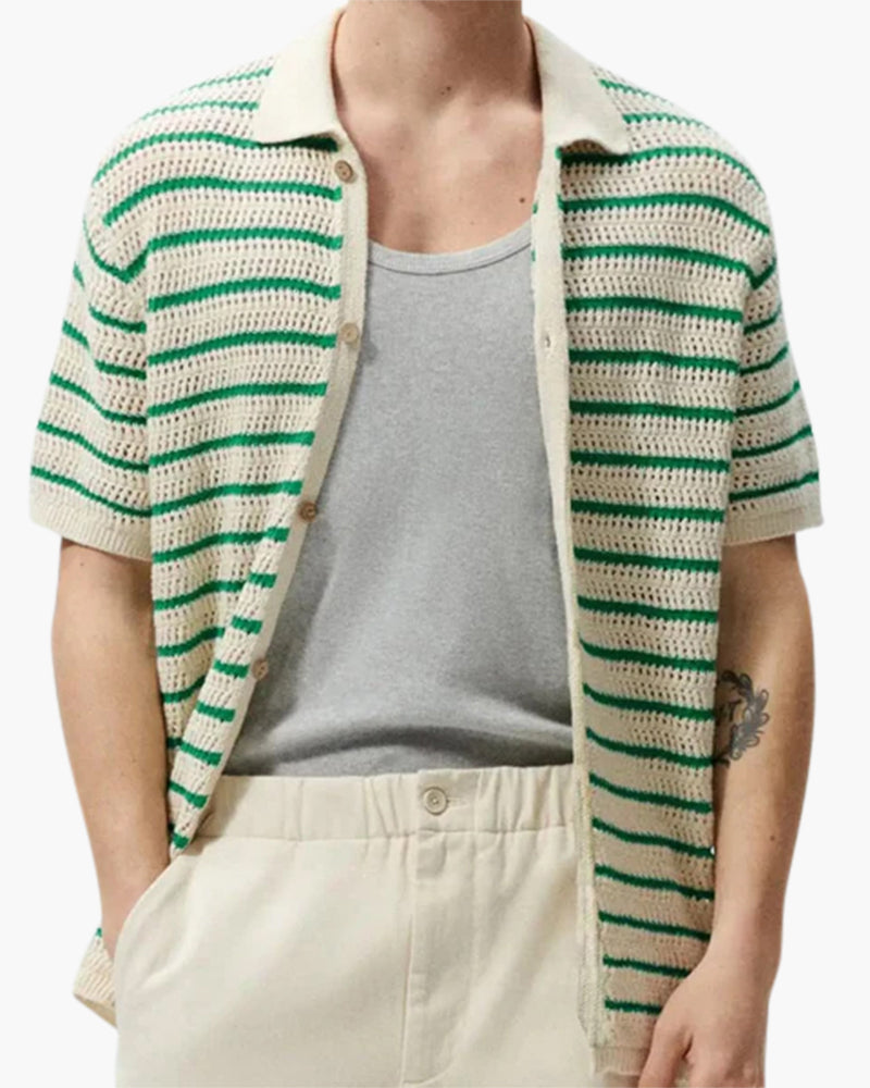 Marbella - Chemise Boutonnée en Maille