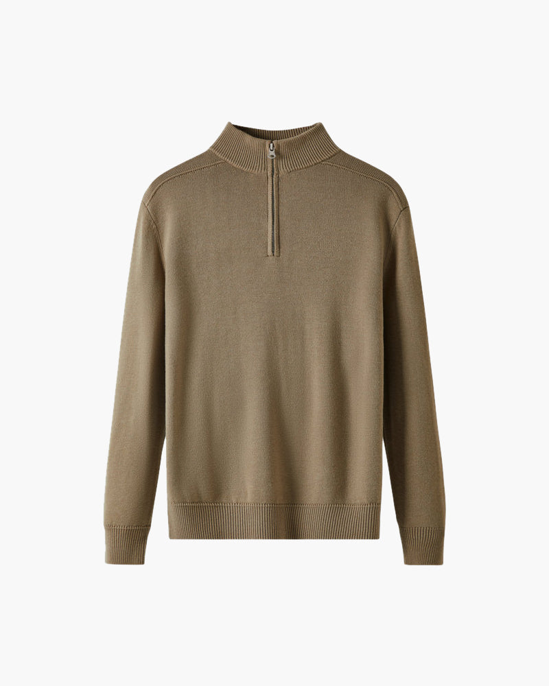 Pull Zippé 100% Laine Mérinos